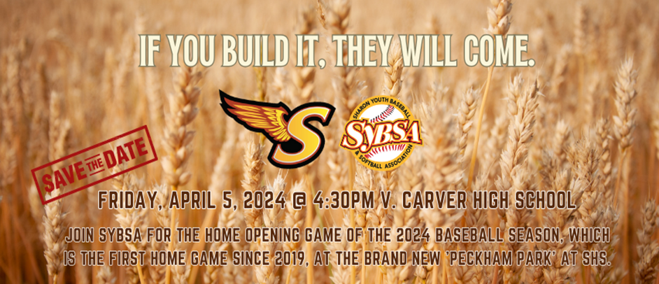 SHS Baseball Opening Day - Save the Date!!!